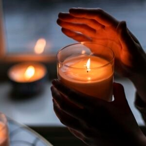 Ivory Pillar Candle Set